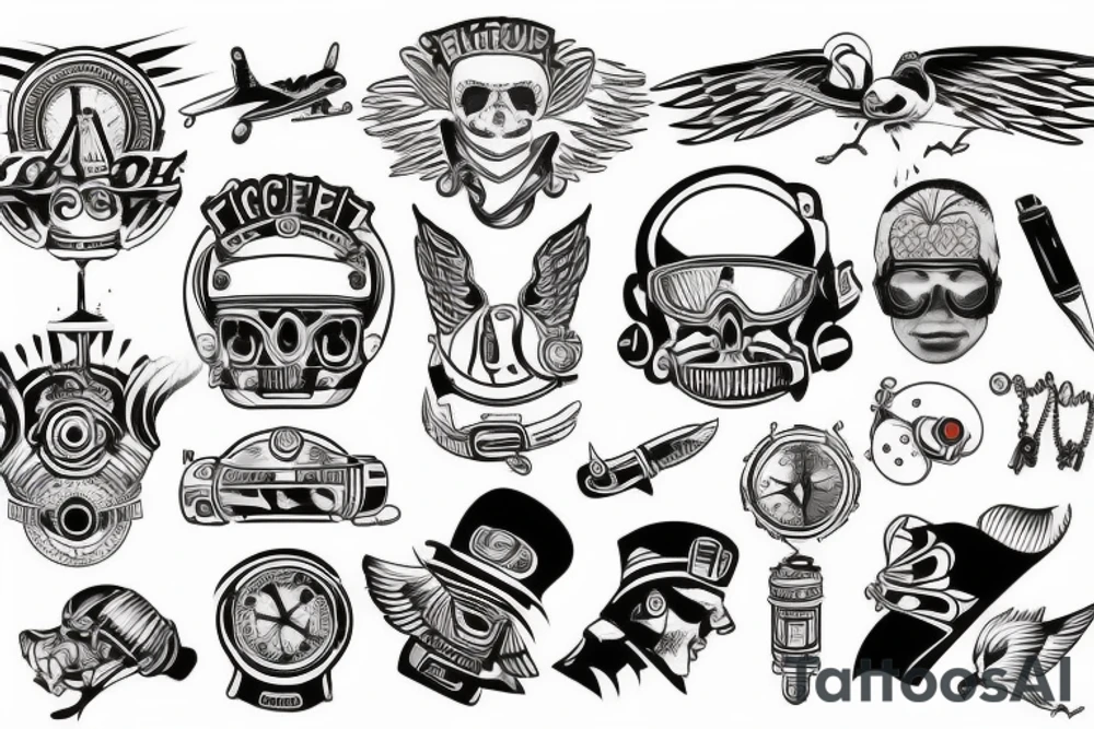 cockpit tattoo idea