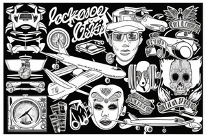 airplane 
cockpit tattoo idea