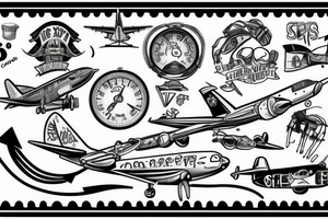 airplane 
cockpit tattoo idea