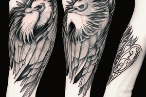Pheonix with ram tattoo idea