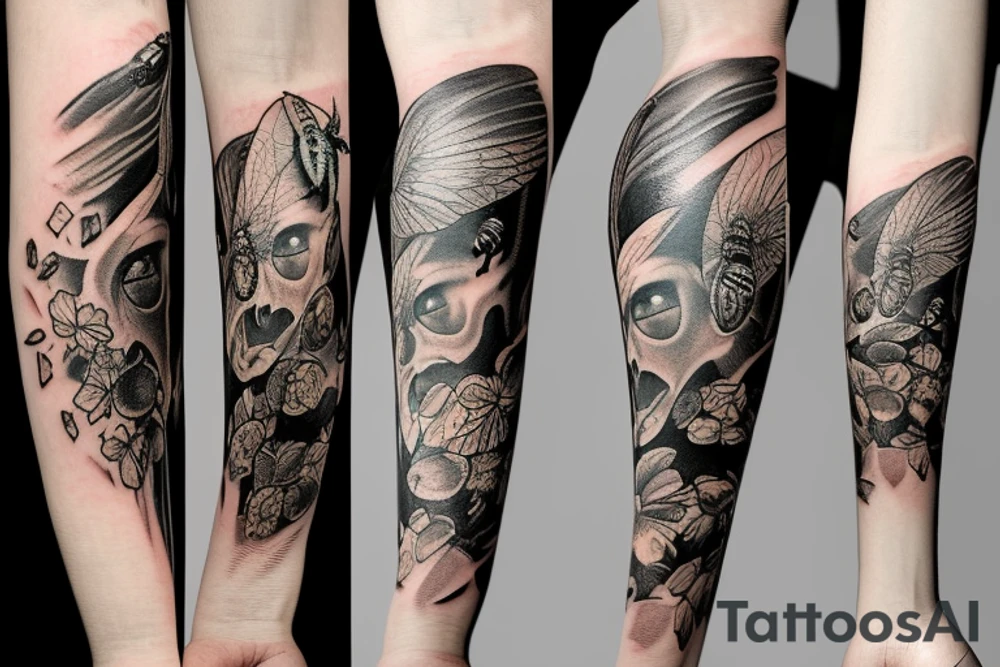 three bees tattoo idea