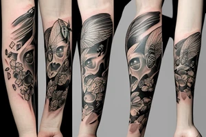 three bees tattoo idea
