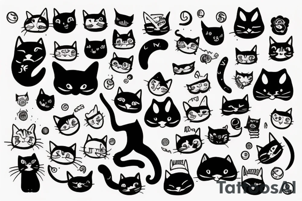 Cats are aliens tattoo idea