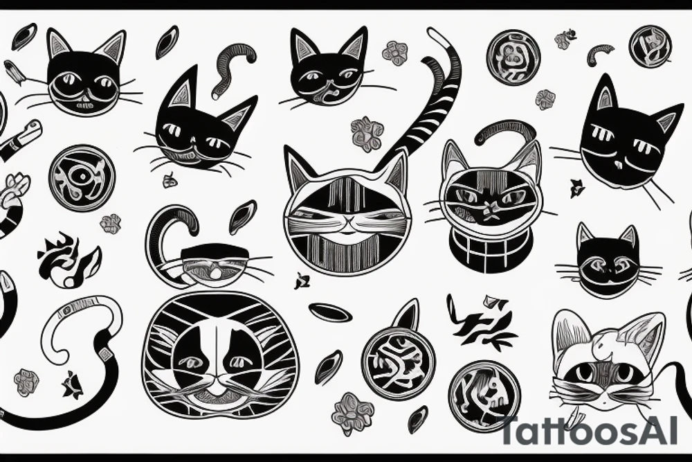 Cats are aliens tattoo idea
