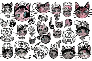 Cats are aliens tattoo idea