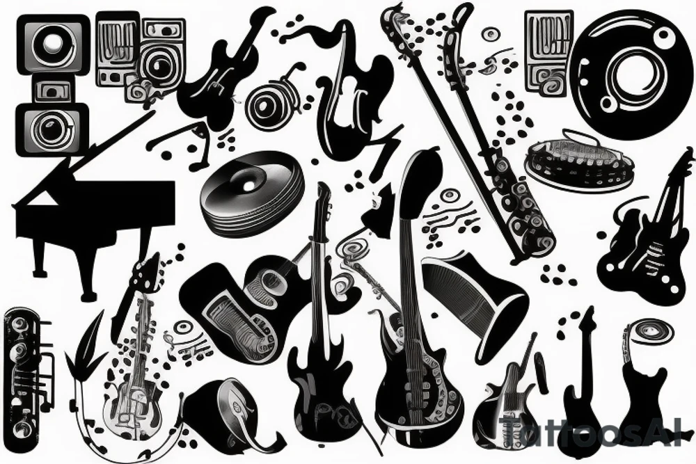 Musician tattoo idea