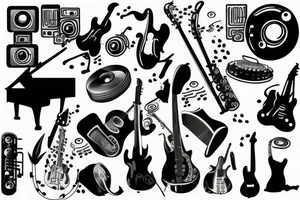 Musician tattoo idea