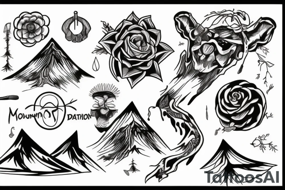 Mountain tattoo idea