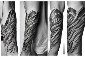 Realism arm sleeve of Zeus tattoo idea