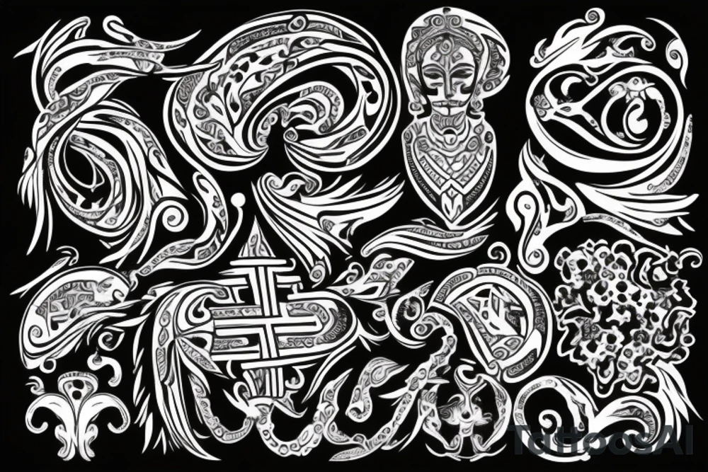 Armenian culture tattoo idea