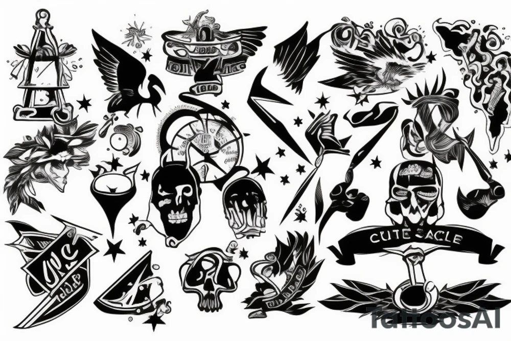 justice scale tattoo idea
