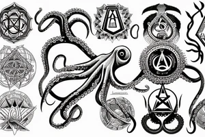 justice scale
octopus
illuminati 
phoenix
post-tenebras lux
si vis pacem para belum tattoo idea