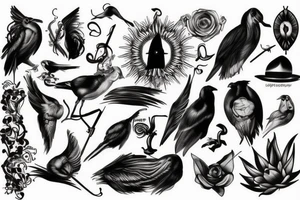 Corbeau tattoo idea
