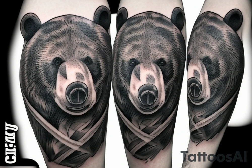 Bear tattoo idea