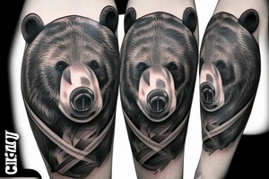 Bear tattoo idea