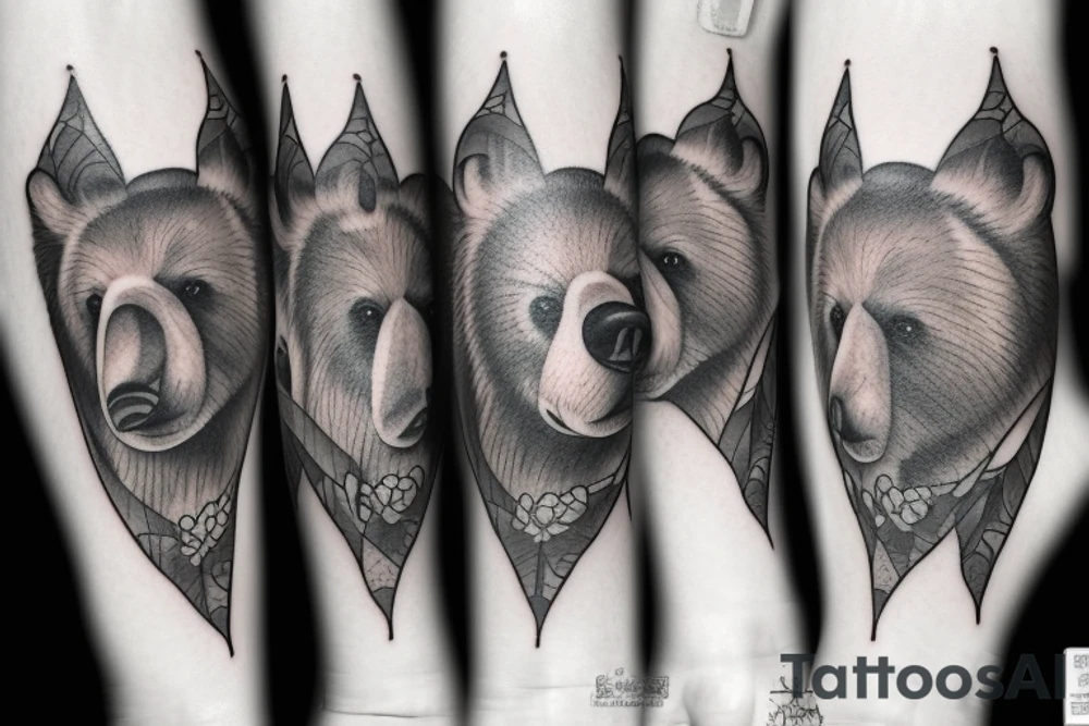 Bear tattoo idea