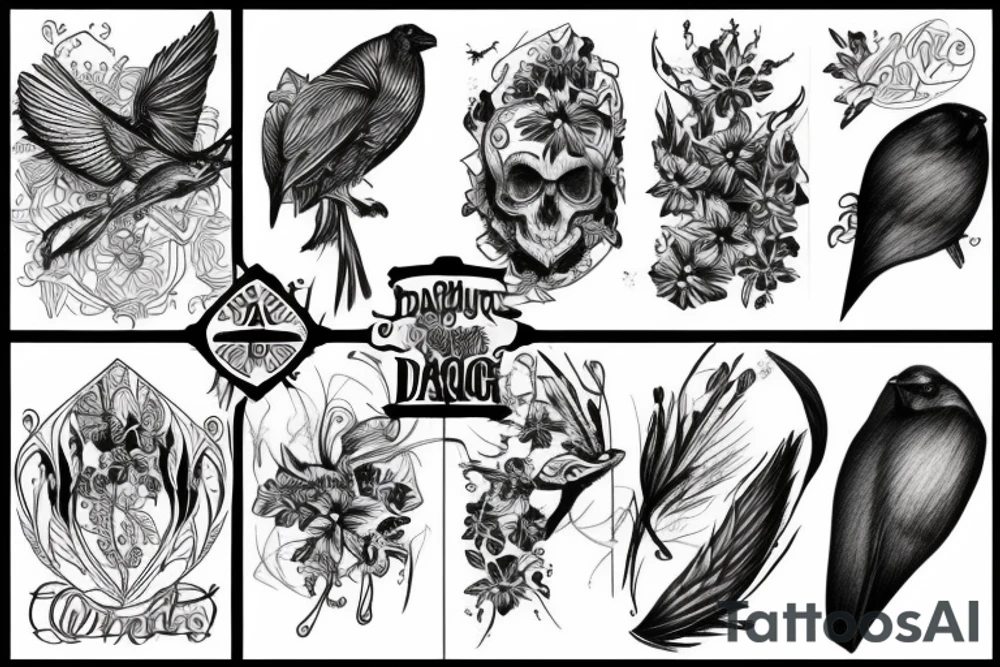 Corbeau tattoo idea