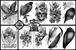 Corbeau tattoo idea