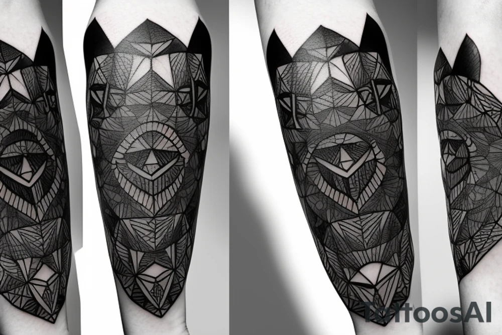 Bear tattoo idea