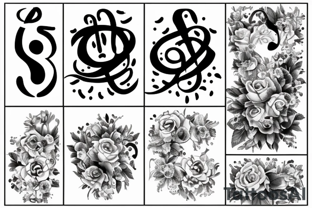 Numéro 7 signe cancer tattoo idea