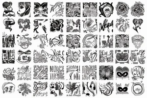 Numéro 7 signe cancer tattoo idea