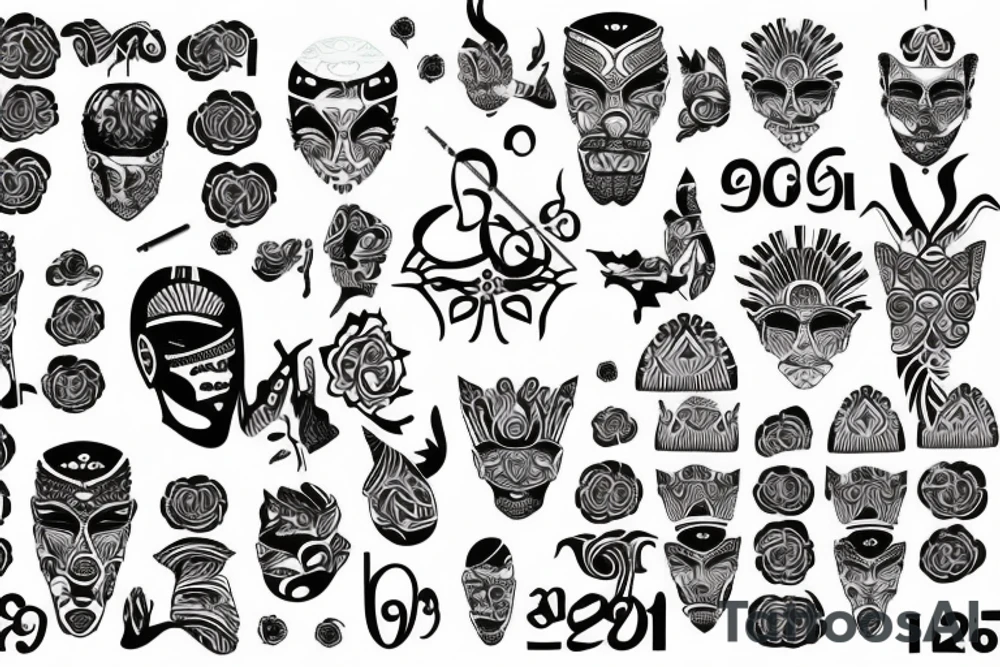 Numéro 7 signe cancer tattoo idea