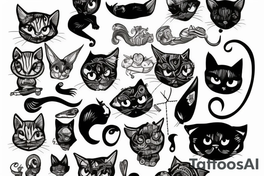 Chaton tattoo idea