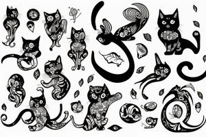 Chaton tattoo idea