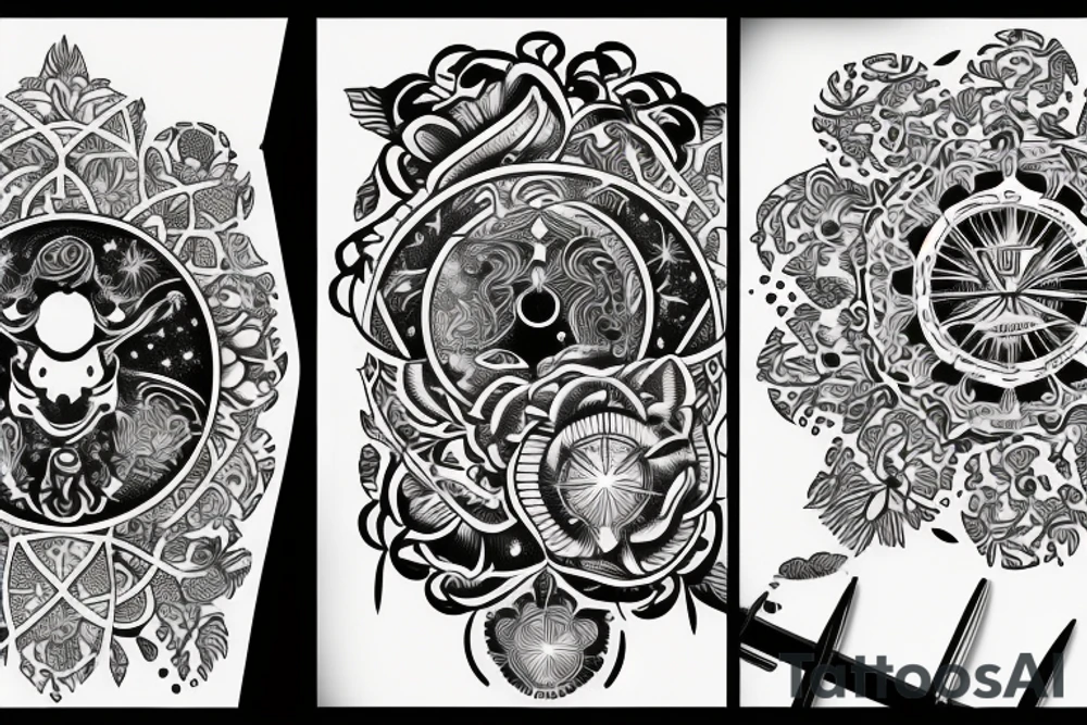 Signe astrologique cancer tattoo idea