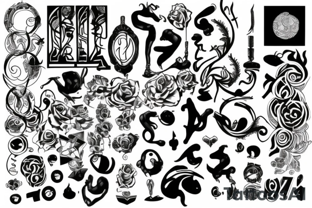 Numéro 7 tattoo idea