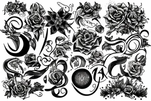 Numéro 7 tattoo idea