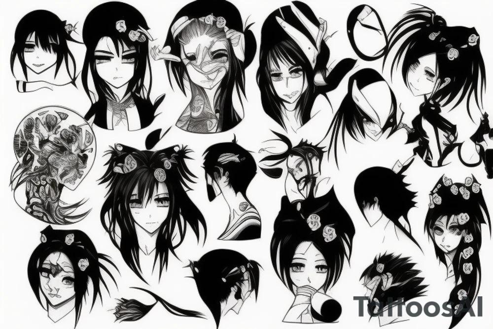 manga panel tattoo idea