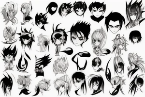 manga panel tattoo idea