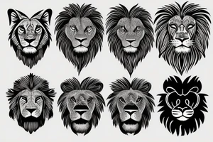 lion tattoo idea