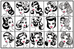 Barbie pinup tattoo idea