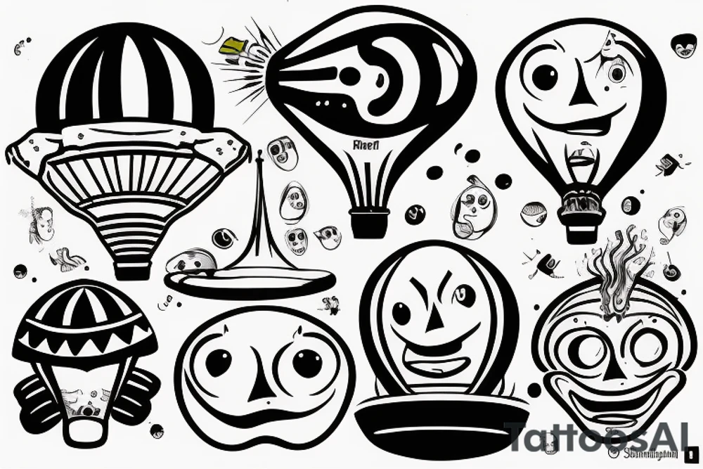 Scareface blimp tattoo idea