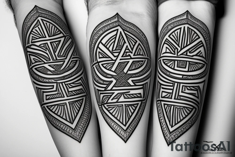 arevakhach armenian eternity symbol tattoo idea