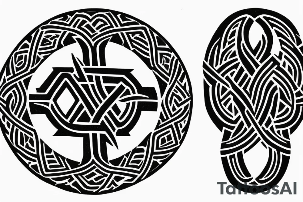 arevakhach armenian eternity symbol tattoo idea