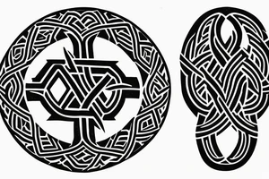 arevakhach armenian eternity symbol tattoo idea