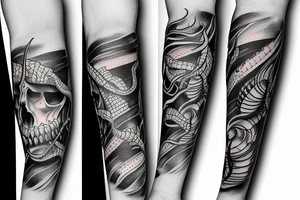 Unique Realism arm sleeve Scorpio tattoo tattoo idea