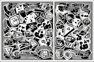 Two dice tattoo idea