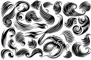 Waves tattoo idea