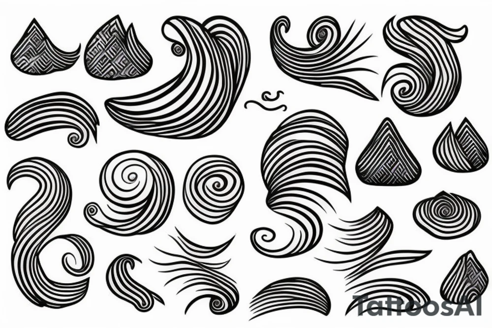 Waves tattoo idea