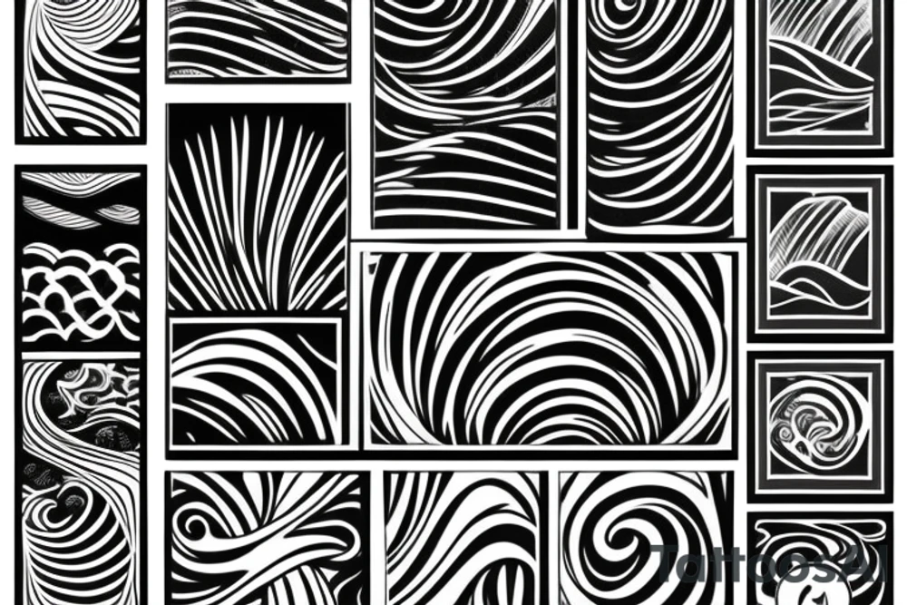 Waves tattoo idea