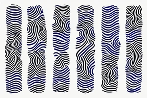 Blue Waves tattoo idea
