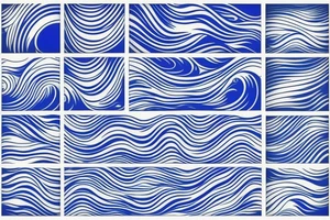 Blue Waves tattoo idea