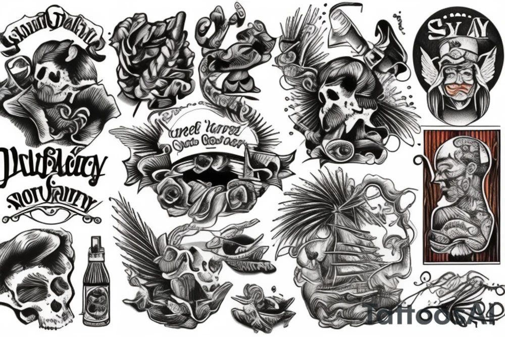 Island tattoo idea