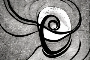 infinite hourglass with sand falling from both sides tattoo idea