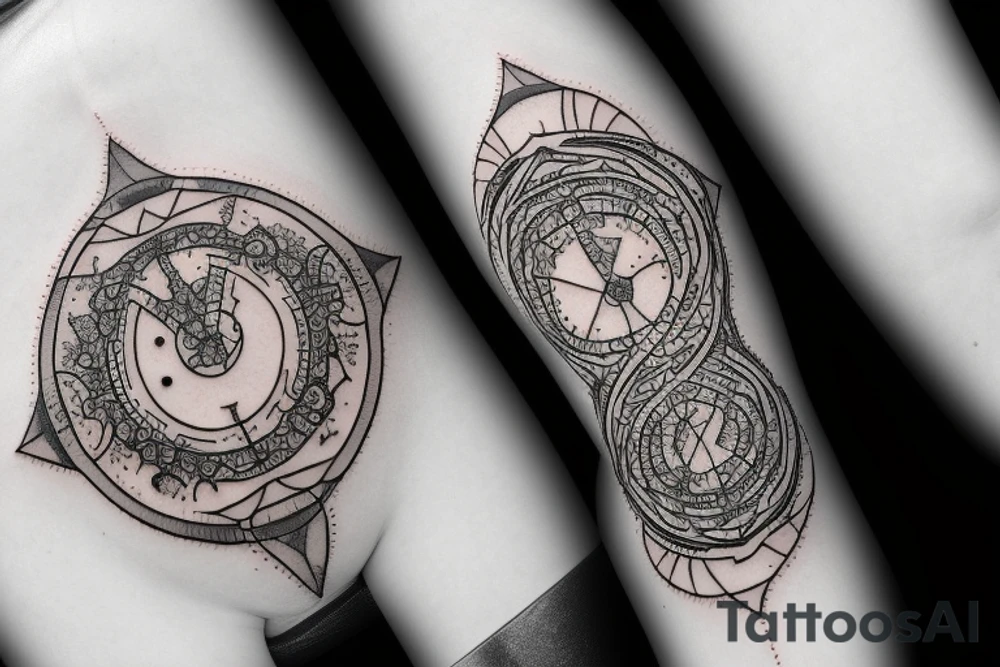 infinite 8 shaped hourglass with sand falling from both sides tattoo idea infinite 8 shaped hourglass with sand falling from both sides tattoo idea