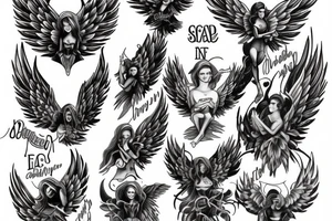 angels tattoo idea